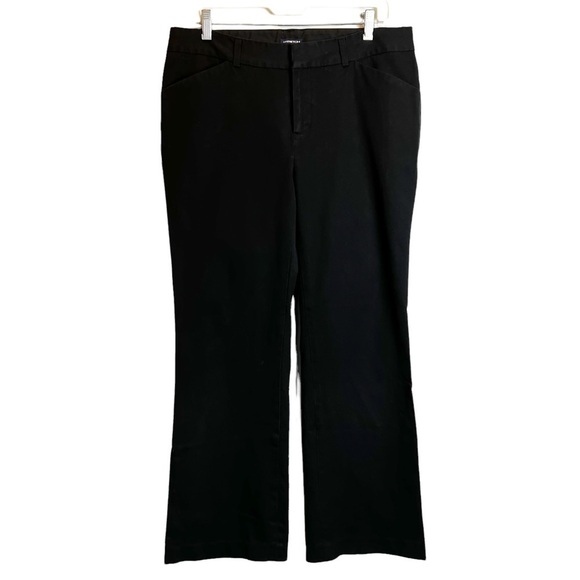GAP - Women’s  Black Modern Fit Flare Pants Stretch Vintage 90s - Sz.‎ 12R - Picture 1 of 5